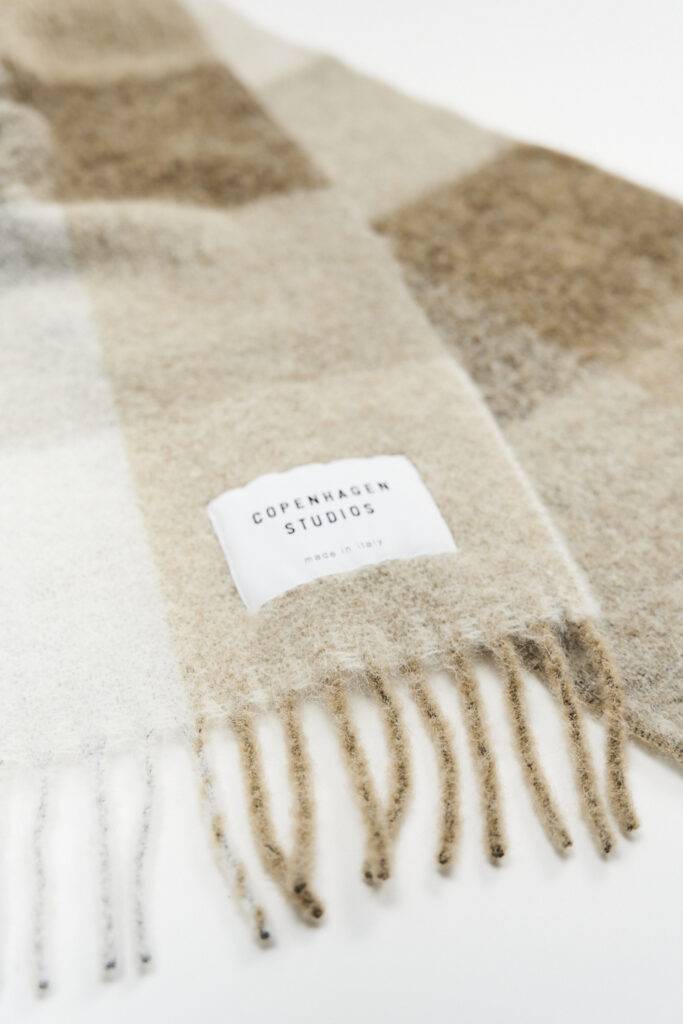 Studio Copenhagen CPH SHAWL 4 wool mix beige Letzter Tag