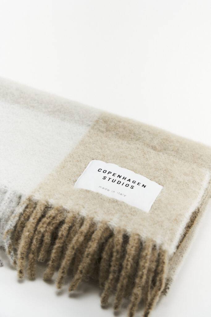 Studio Copenhagen CPH SHAWL 4 wool mix beige Letzter Tag