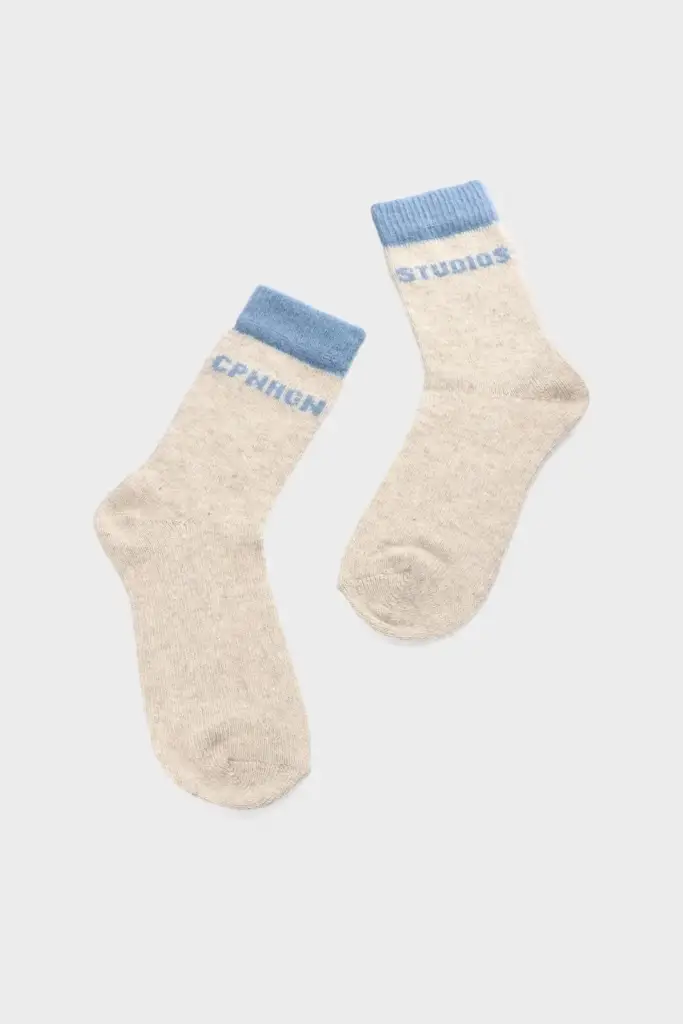 Studio Copenhagen CPH WOOL SOCKS 2 wool mix light beige Bis zu 60% Rabatt