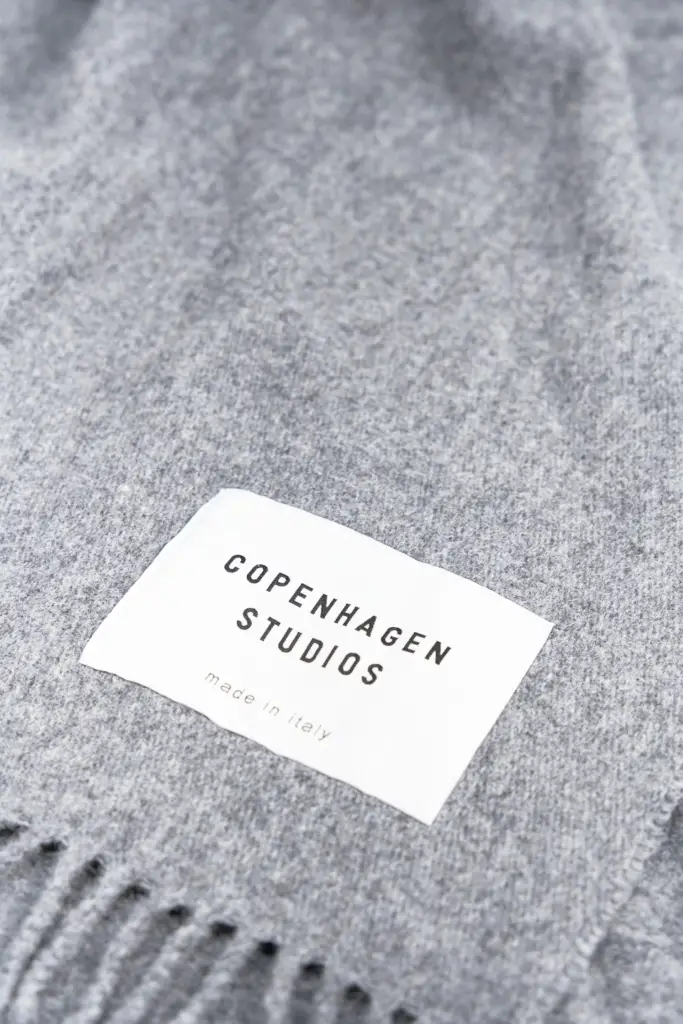 Studio Copenhagen CPH SHAWL 6 wool mix light grey Bis zu 65% Rabatt