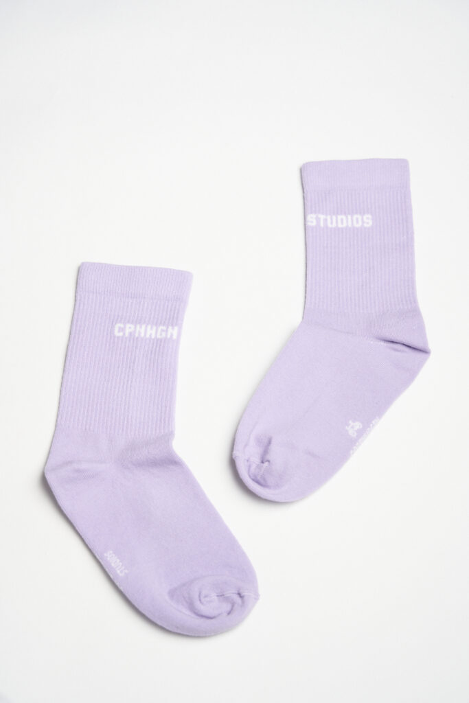 Studio Copenhagen CPH SOCKS 1 cotton blend lavender/white Vierteljährliche Förderung