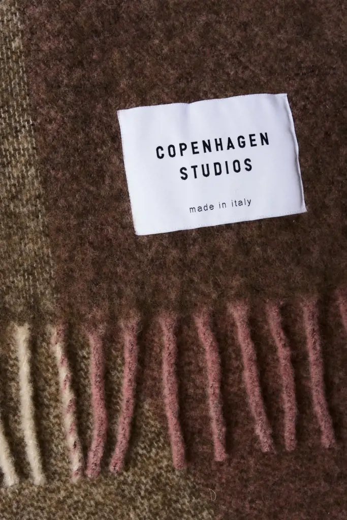 Studio Copenhagen CPH SHAWL 4 wool mix rose/brown Discount Store für neue Produkte