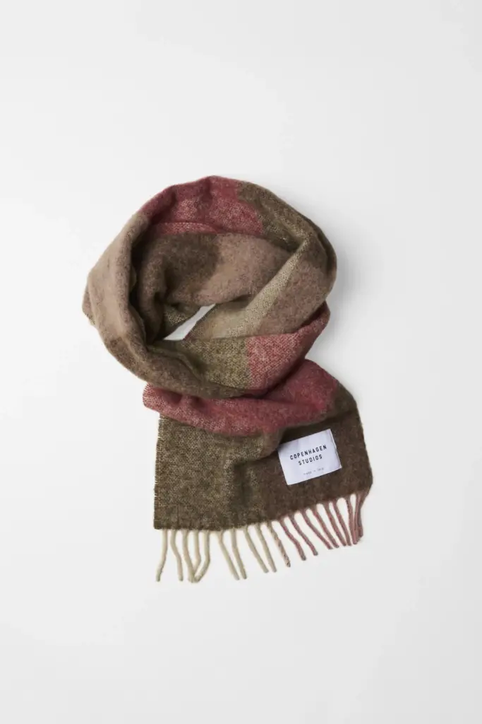 Studio Copenhagen CPH SHAWL 4 wool mix rose/brown Discount Store für neue Produkte