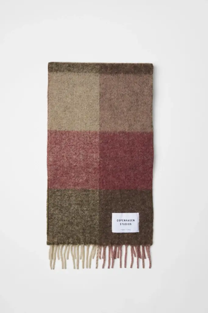 Studio Copenhagen CPH SHAWL 4 wool mix rose/brown Discount Store für neue Produkte