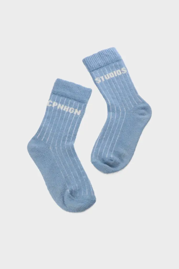 Studio Copenhagen CPH WOOL SOCKS 1 wool mix light blue Super Rabatt