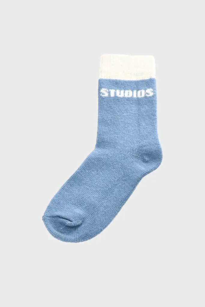 Studio Copenhagen CPH WOOL SOCKS 2 wool mix light blue Begrenzt auf 3 Tage