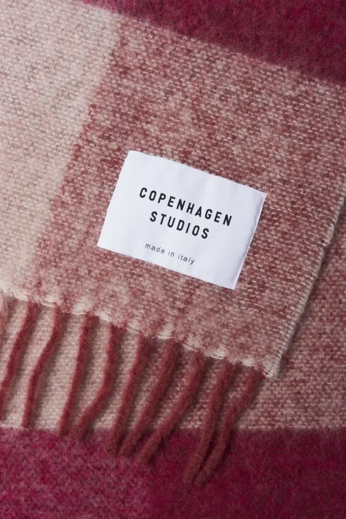 Studio Copenhagen CPH SHAWL 4 wool mix pink Black Friday Preise