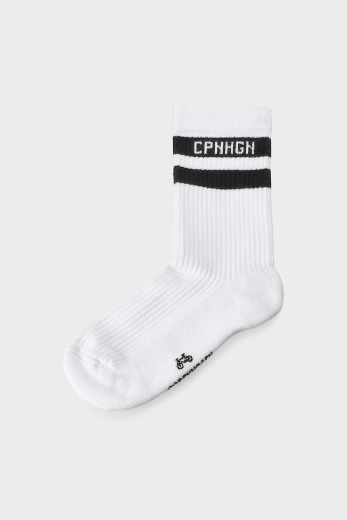 Studio Copenhagen CPH SOCKS 3 cotton blend white/black Rabatte dieses Monats