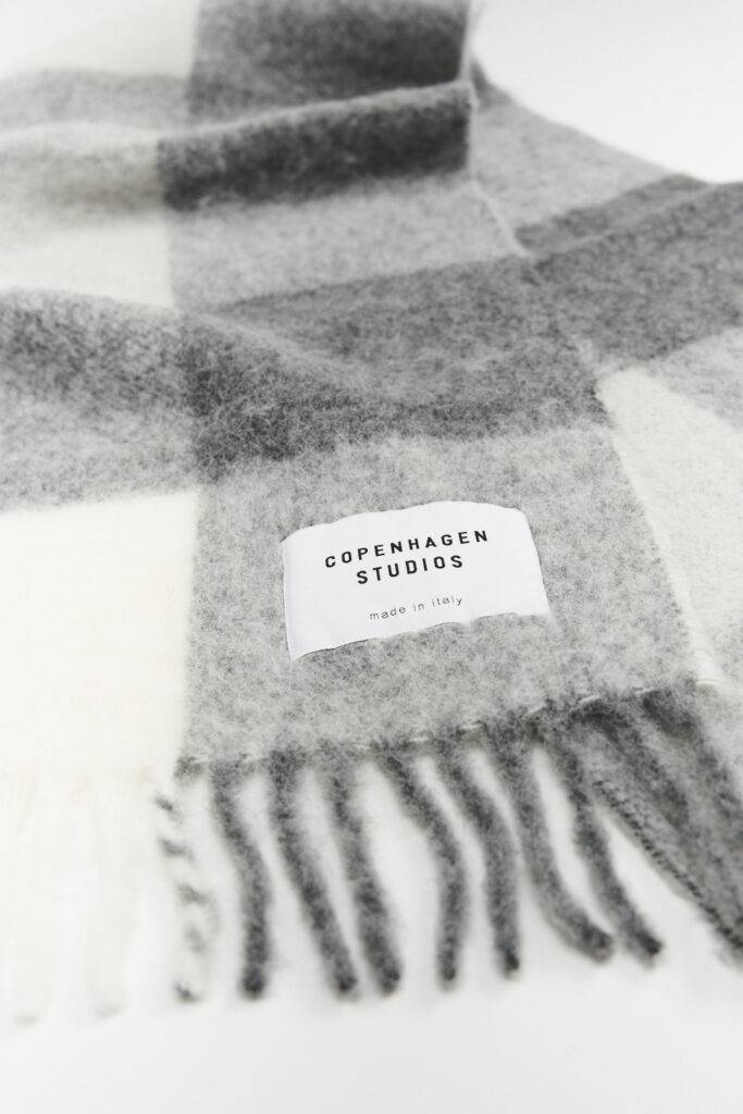 Studio Copenhagen CPH SHAWL 4 wool mix grey melange Angebote