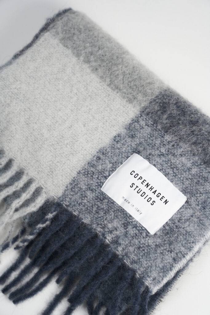 Studio Copenhagen CPH SHAWL 4 wool mix blue Kostenloser Versand