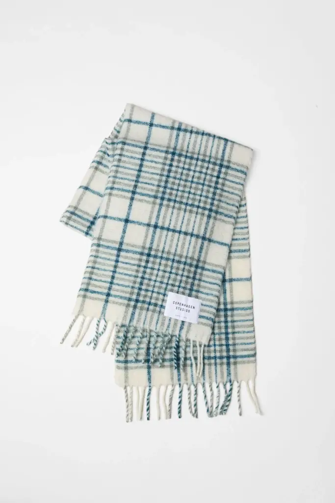 Studio Copenhagen CPH SHAWL 10 wool mix turquoise Fabrikpreis