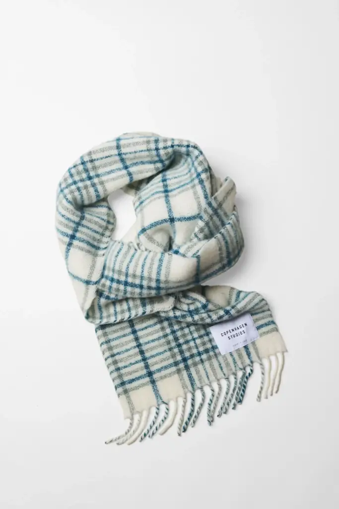 Studio Copenhagen CPH SHAWL 10 wool mix turquoise Fabrikpreis