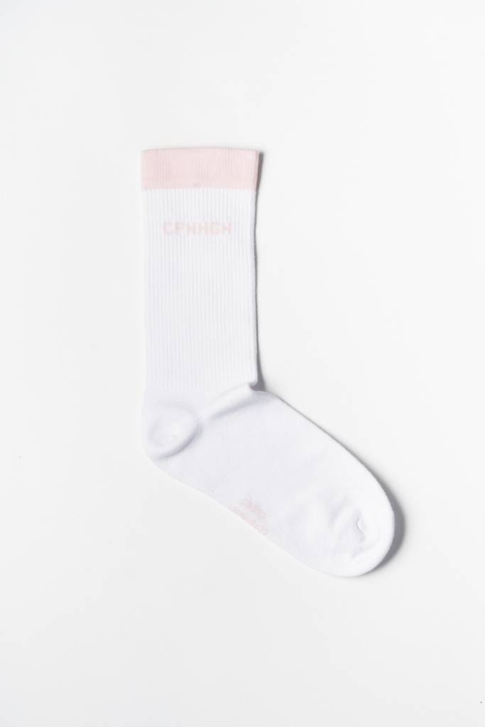 Studio Copenhagen CPH SOCKS 2 cotton blend white/light rose Sonderangebot