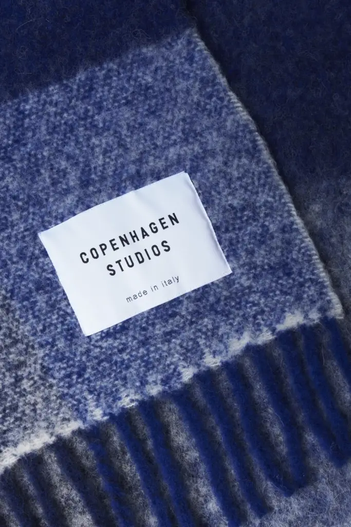Studio Copenhagen CPH SHAWL 4 wool mix royal blue Versandkostenfrei