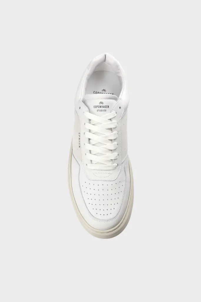 Studio Copenhagen CPH1M leather mix white Letzte 3 Tage