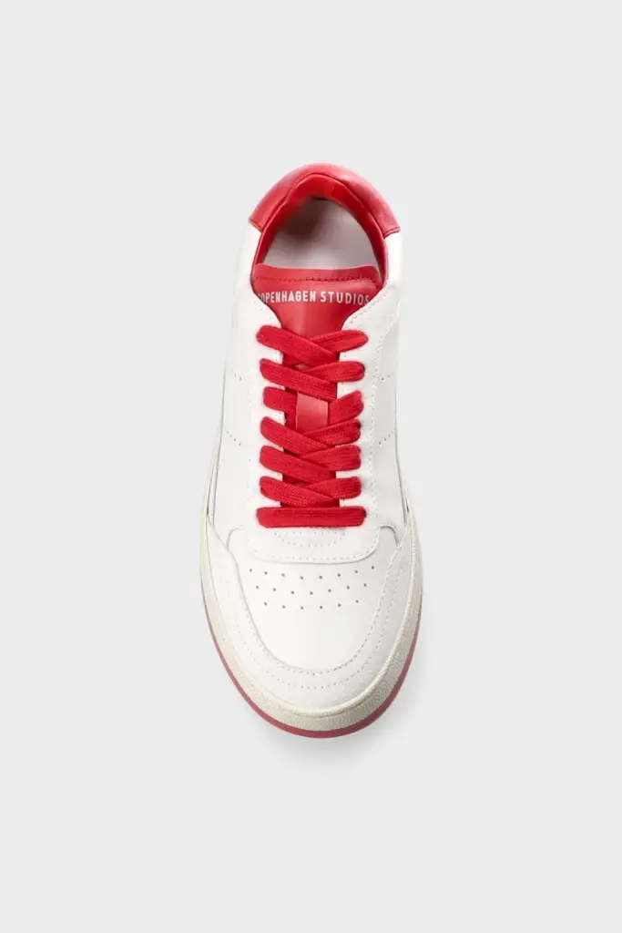 Studio Copenhagen CPH27M leather mix white/red Verkauf