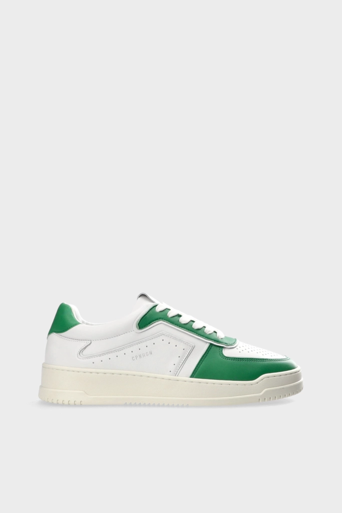 Studio Copenhagen CPH164M leather mix light cream/green