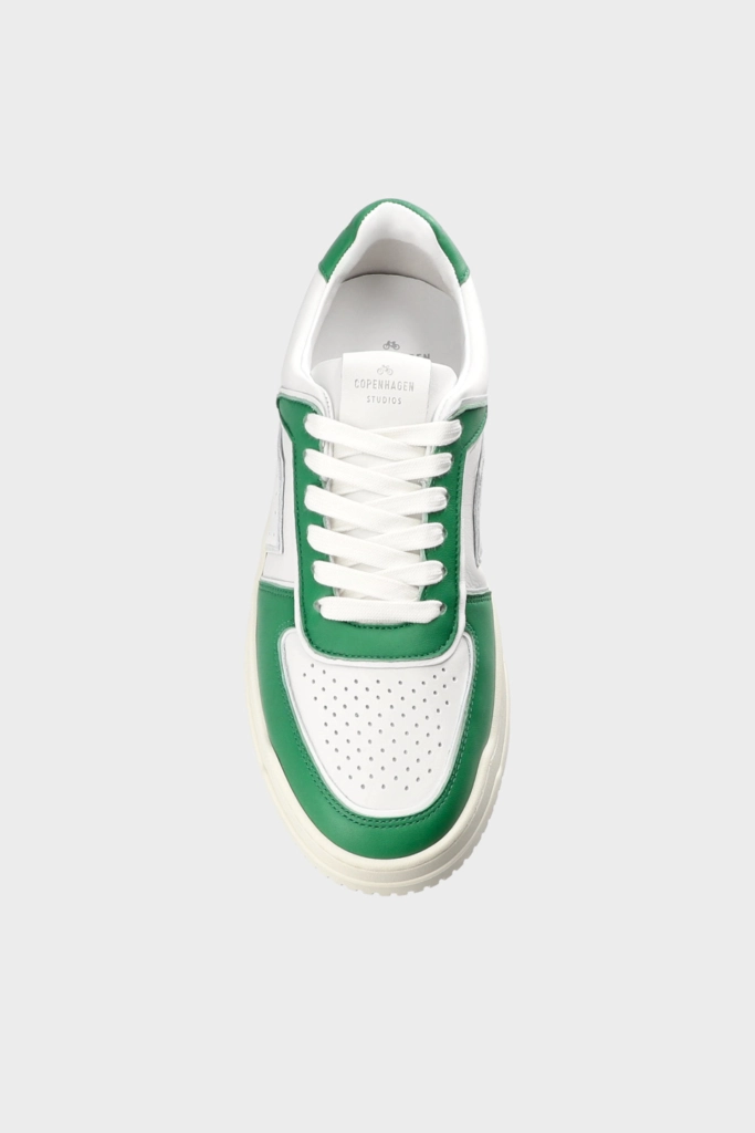 Studio Copenhagen CPH164M leather mix light cream/green Fabrik Onlineshop