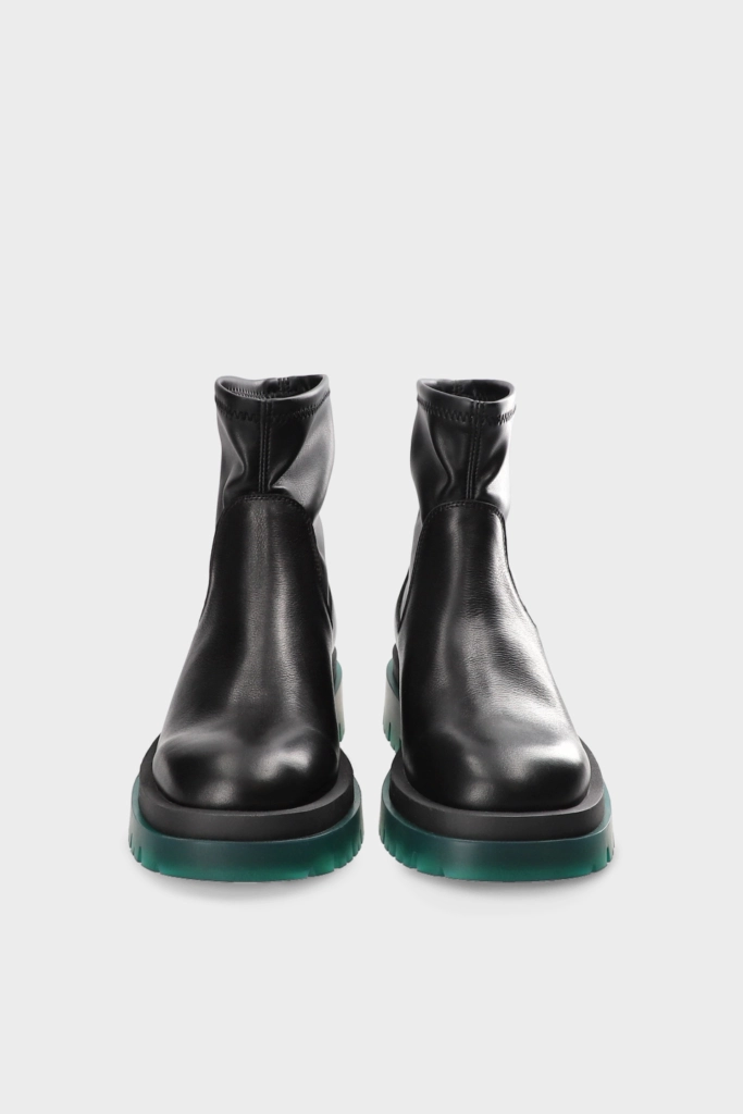 Studio Copenhagen CPH1007 leather/vegan stretch black/green Preisnachlass