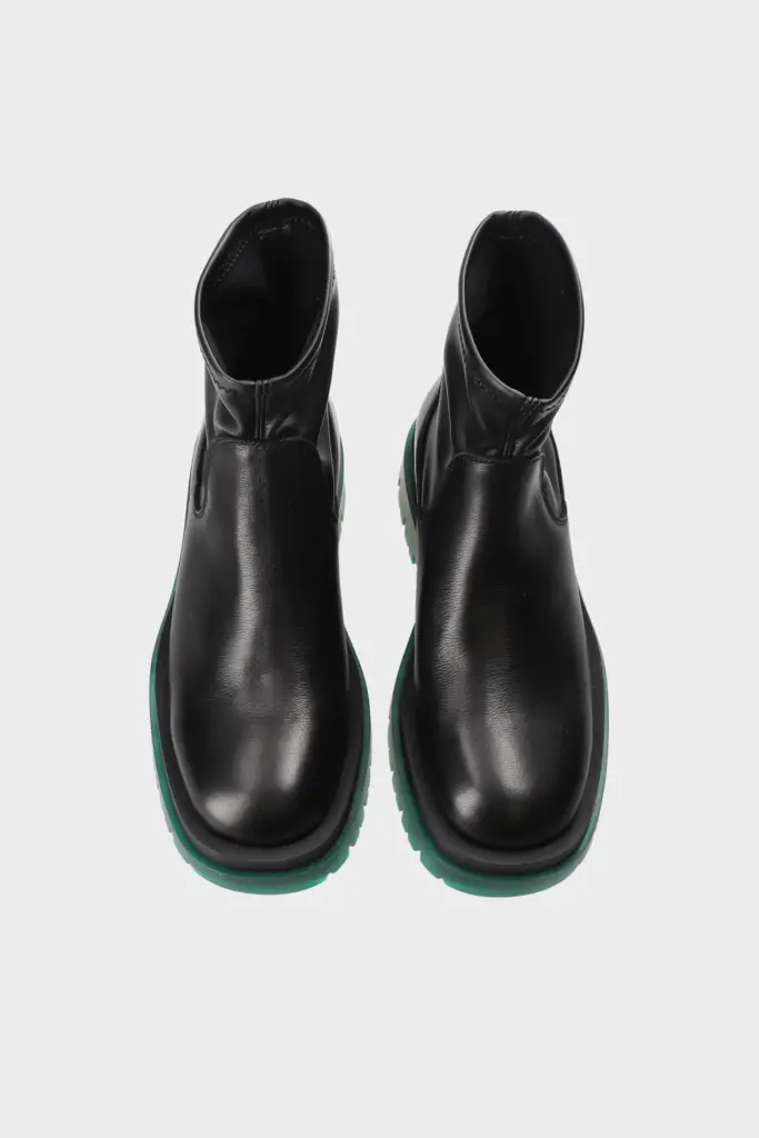 Studio Copenhagen CPH1007 leather/vegan stretch black/green Preisnachlass