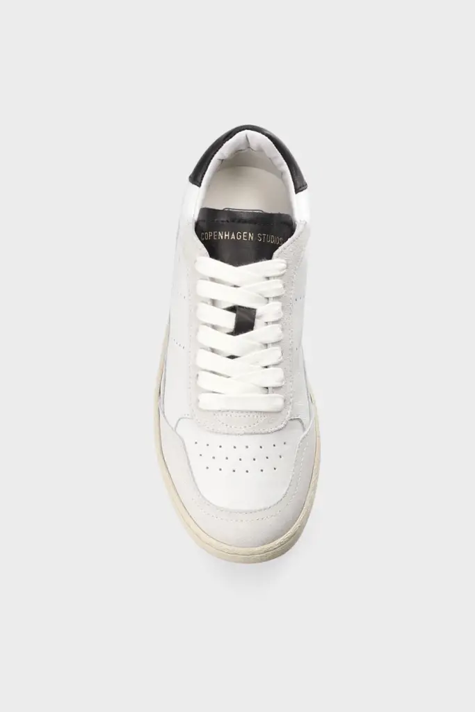 Studio Copenhagen CPH255 leather mix white/black Heißer Verkauf