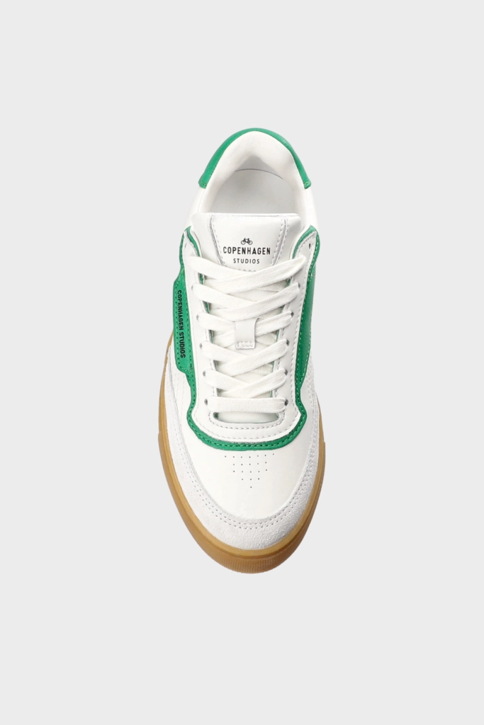 Studio Copenhagen CPH90 leather mix white/green/caramel Versandkostenfrei