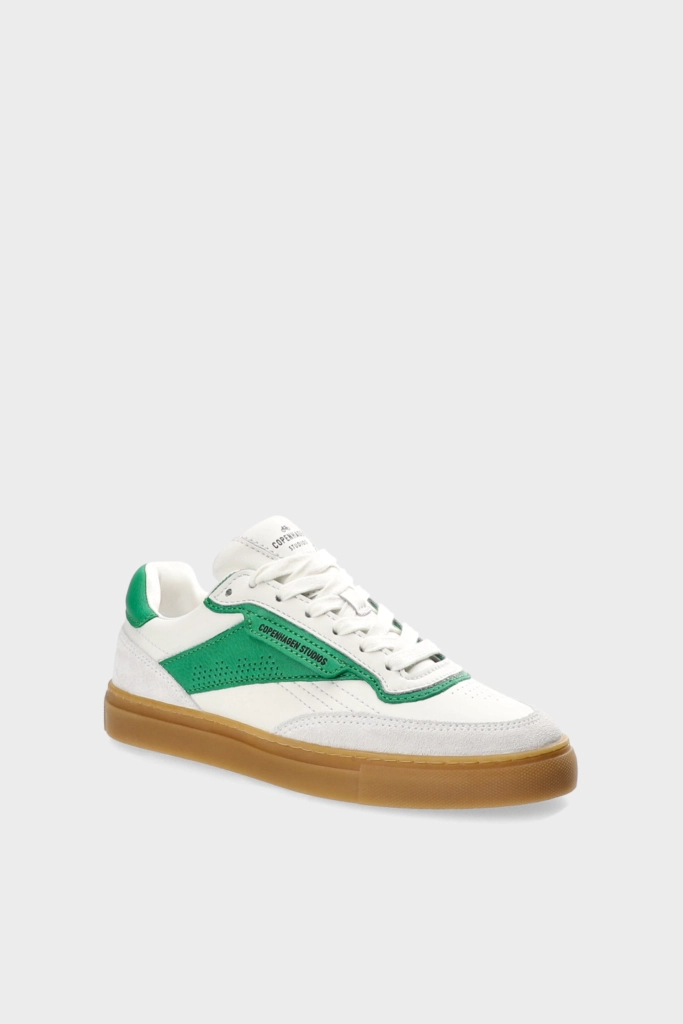 Studio Copenhagen CPH90 leather mix white/green/caramel Versandkostenfrei
