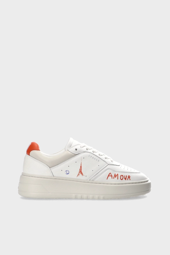 Studio Copenhagen CPH PARIS leather white/orange