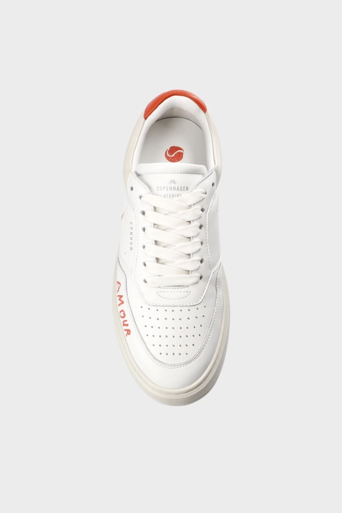 Studio Copenhagen CPH PARIS leather white/orange Flash Sale