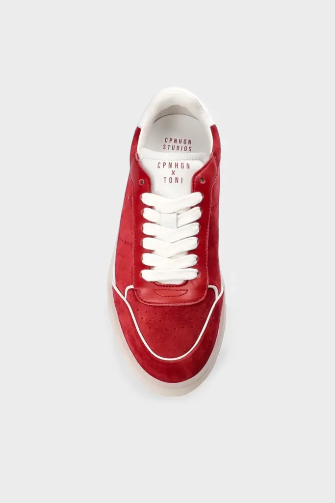 Studio Copenhagen CPH253 x Toni Garrn leather mix red/white Exklusive Angebote