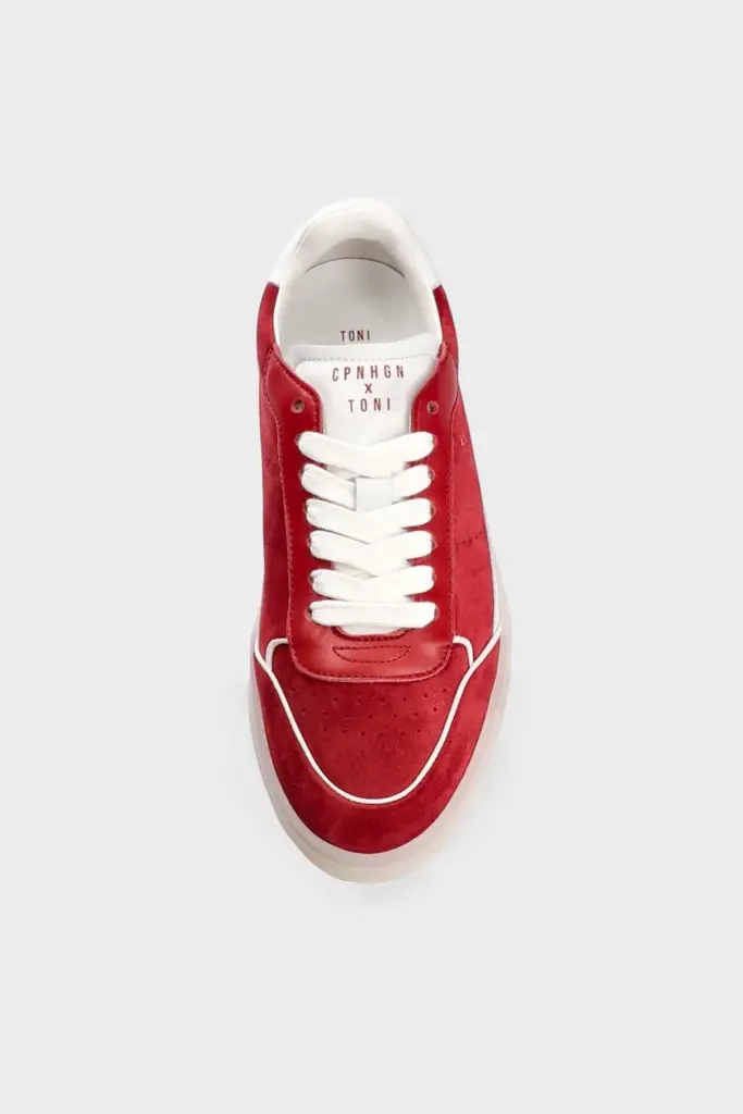 Studio Copenhagen CPH253 x Toni Garrn leather mix red/white Exklusive Angebote