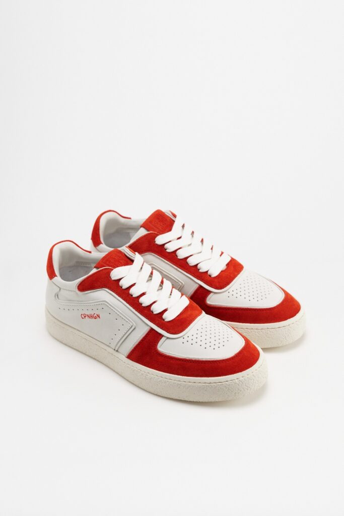 Studio Copenhagen CPH264 leather mix white/red Clearance-Verkauf