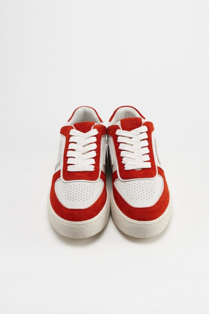 Studio Copenhagen CPH264 leather mix white/red Clearance-Verkauf