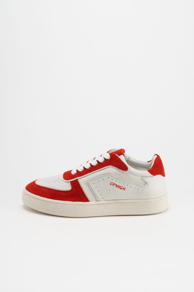 Studio Copenhagen CPH264 leather mix white/red Clearance-Verkauf